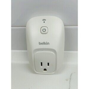 Belkin Wemo F7C027 Wi-Fi Smart Switch Alexa Google HomeKit Use with App remote
